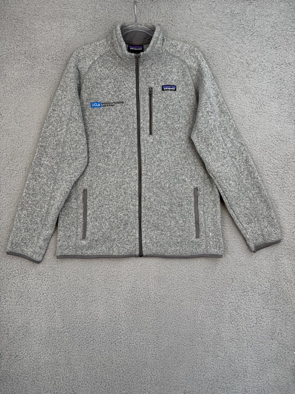Patagonia Better sweater Men’s Large Heather Gray Full-Zip Fleece Jacket outdoor